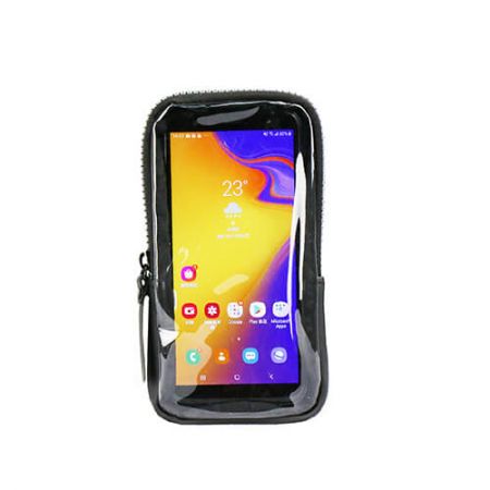 Compact Mobile Pouch with Clear panel